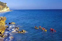 Kajak fahren und Canyoning-Touren in Spanien